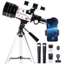 FREE SOLDIER Telescope for Kids 70mm Aperture Astronomical Refractor Telescop...