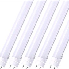 T8 LED Tube Light 4ft 24W 5000-5500K Frosted Bi-Pin 240V 2000 lm 12pcs