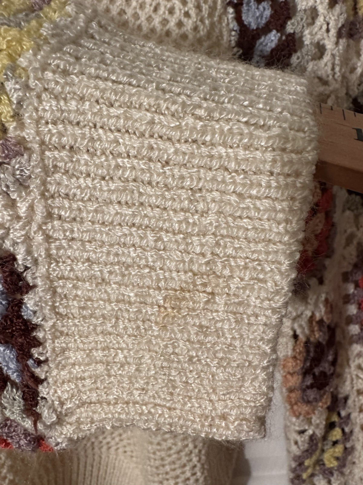 POL Sm Grandmacore Patchwork Thick Raglan Sleeve … - image 13