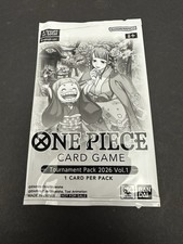ONE PIECE Card Game Tournament Pack 2026 Vol 1 English Sealed Single Card Pack