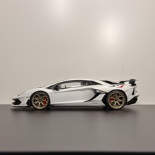 1:18 AUTOart Lamborghini Aventador SVJ Bianco Asopo/Pearl White 79217 NLA RARE!!