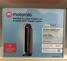 New Motorola DOCSIS 3.1 cable modem plus AC3200 WiFi Gigabit router