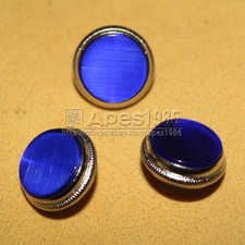 3 pcs trumpet finger buttons for repairing parts and buttons blue stone