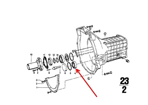 CUSCINETTO A RULLI CILINDRICI CAMBIO PER BMW 1602 FAG NJ304 ETVP2 - D. 20x52x15 - Bild 5 von 5