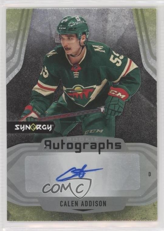 2021 Upper Deck Synergy Rookie Mystery Black Calen Addison Auto RC