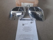 KIT TERMINALE DI SCARICO CROMATO NUOVO ORIGINALE JAGUAR XF X351 XJ C2D25247 TWIN