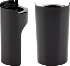 Arlen Ness Fat Tire Black Fork Boot Covers for 2014-2024 Harley Touring FLHT