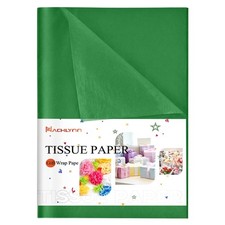 90 Sheets Christmas Green Tissue Paper Bulk 20 x 14 Inches for Gift Bags