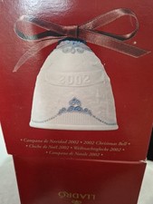 Lladro Christmas Bell 2002 With original Box