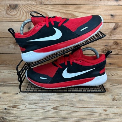 Nike Turnschuhe Damen Größe UK 6 Flex Contact 4 schwarz rot Basketballschuhe Jugend