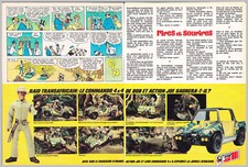 1980 : DOCUMENT (Ref CIM AL091 1482) : PUB ACTION JOE JEEP COMMANDO 4X4 2pages