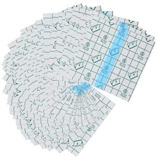 BBTO 50 Pieces Transparent Clear Adhesive Bandage Stretch Large Waterproof Film