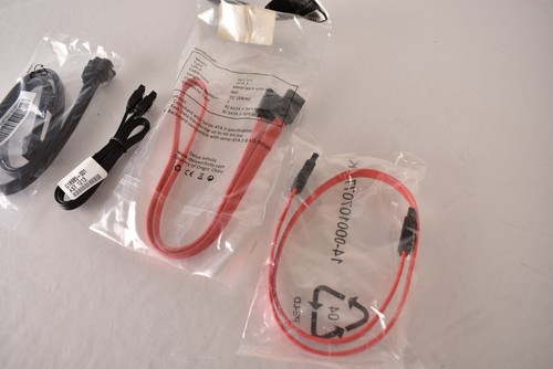 Lotto 5 pezzi cavi SATA 3.0 SATA3 III 6 GB/s disco rigido SSD HDD angolo retto - Foto 3 di 4