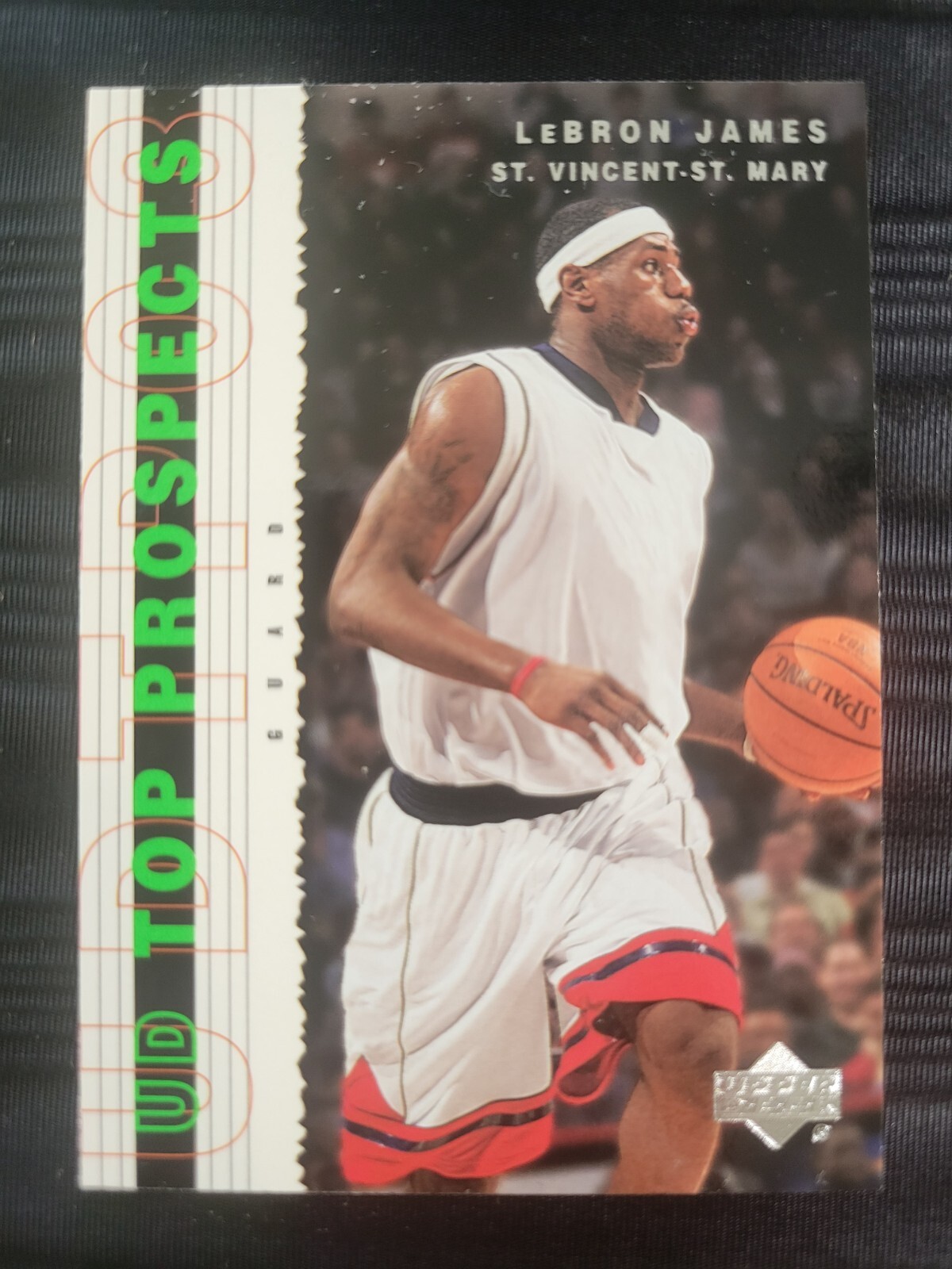 2003-04 UD TOP PROSPECTS ROOKIE #55 LEBRON JAMES CLEVELAND CAVALIERS