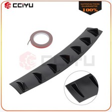 33 Universal Rear Body Bumper Lip Diffuser Shark Fin 7 Spoiler Lip Wing Lower