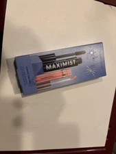 BARE MINERALS "FESTIVE FINISHES" MAXIMIST MASCARA, LIP GLOSS BOXED SET