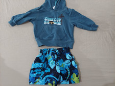 Kids Boys Toddlers Shirt Set Trunks Shorts 18-24 Months