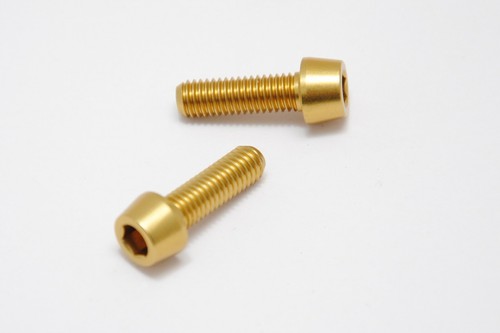Vite TISO Ergal All 7075 Porta Borraccia M5x16 GOLD 2pz | eBay