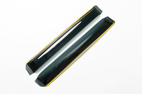 FRONT AND REAR 4PCS TINTED WIND RAIN DEFLECTORS SHIELD FOR VOLVO XC90 IE33 - Picture 6 of 9