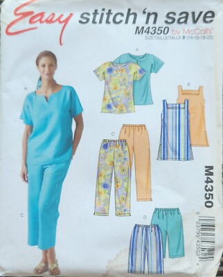 UNCUT AND FACTORY FOLDED: M4350McCall's Misses Petite Size B (14-20)