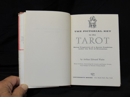 Der bildhafte Schlüssel zum Tarot 1959 Waite Okkulte Universitätsbücher - Bild 5 von 7