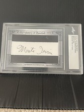 Monte Irvin Autograph 2014 Leaf History Of Baseball Cut Signature Edition