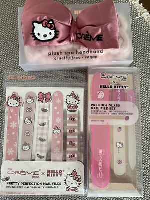 Hello Kitty Beauty Bundle Hello Kitty x The Creme Shop Facial Makeup Beauty Lot Bundle  main image 2