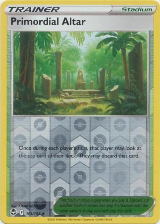 PRIMORDIAL ALTAR 161/195 SILVER TEMPEST POKEMON (REVERSE, NM)