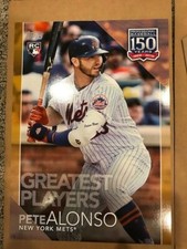 PETE ALONSO 2019 Topps 150 Years of Baseball 10x14 Poster Gold RC NY Mets 1/1!
