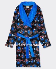 Sonic The Hedgehog Robe Size 4 5 6 7 8 10 Boys Pajamas Cover Up Bathrobe NEW NWT
