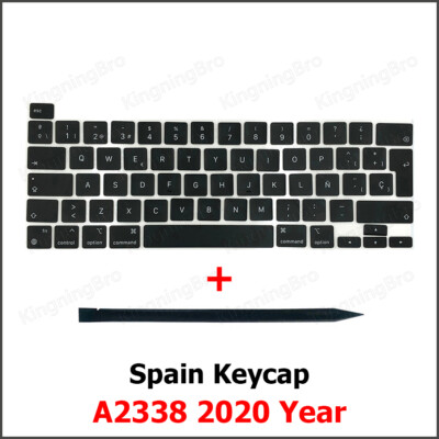 New A2338 Spain Keyboard Keys Keycaps For Macbook Pro 13'' M1 Keycap Key Cap 2020