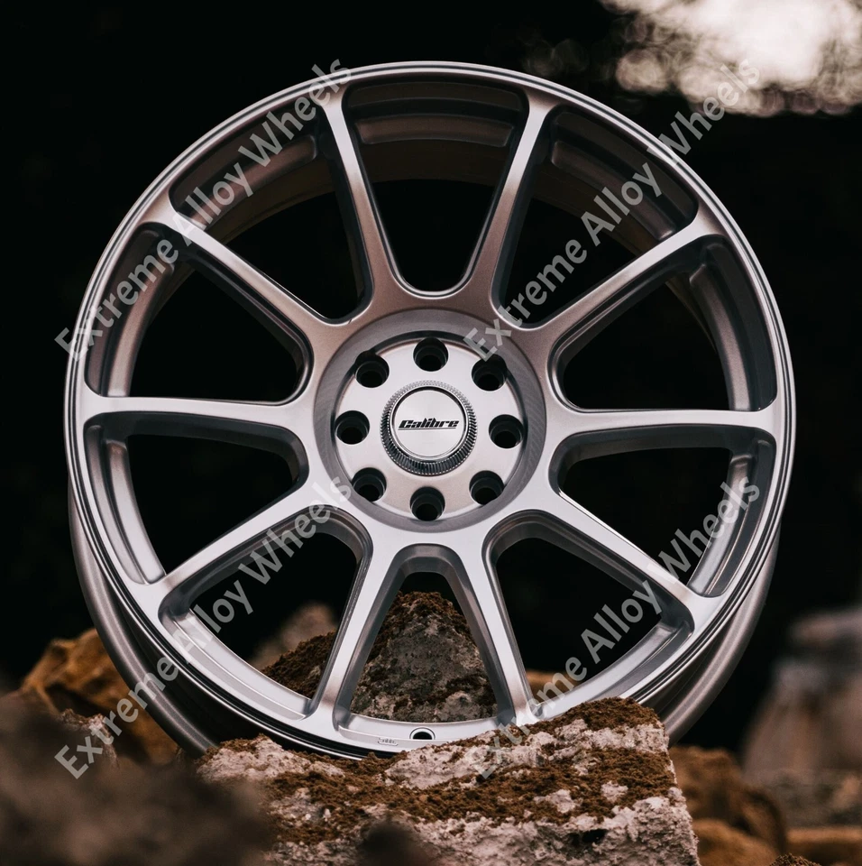 Llantas de aleación Neo plateadas de 17" para Rover 200 400 25 45 Streetwise 4x100 - Imagen 3 de 4