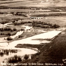 RPPC Muddy Creek Entrance Gore Canyon Kremmling Colorado Sanborn Real Photo