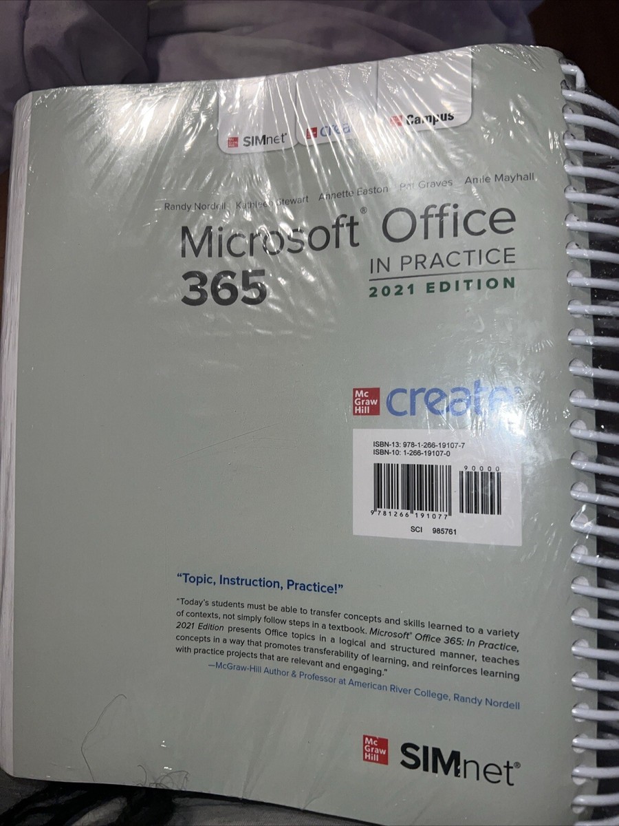 microsoft office 365: in practice 2021 edition+Simnet | eBay
