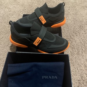 Prada Cloudbust Black Orange Trainers UK 8 FR 42 USA 9 JP ...