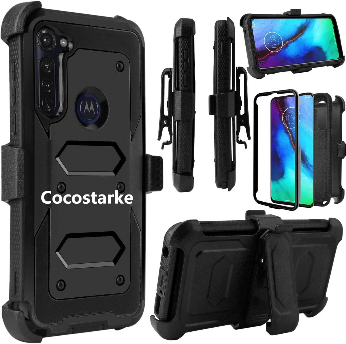 For Moto G Power/Stylus/Play/G 5G 2024 Defender Case Cover - Foto 4