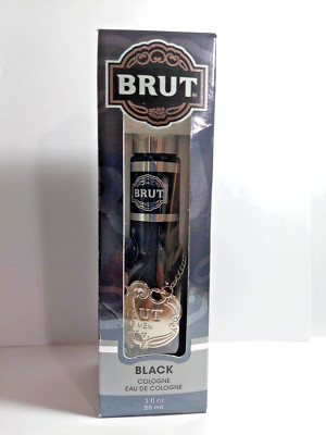 Brut Black  3.0 fl oz 88 ml Eau de Cologne Spray for Men - NEW In Box -No cello