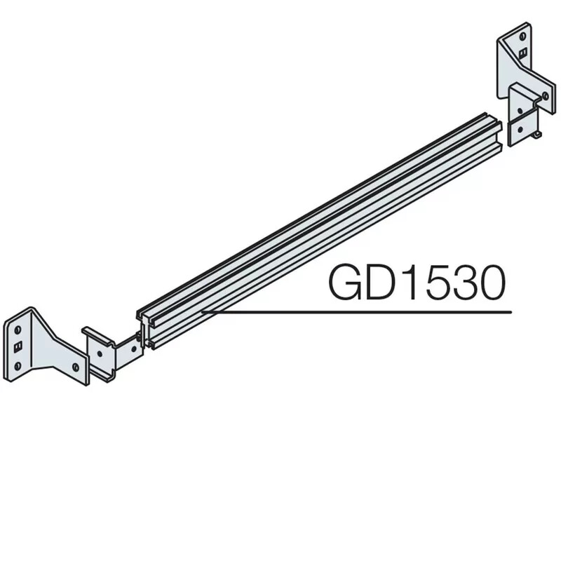 Guida din passo 150//200mm l 36 mod din