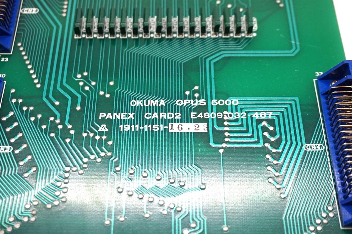 USED OKUMA E4809-032-487 PC BOARD PANEX CARD2 | eBay
