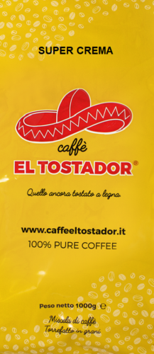 3 Kg Caffe' in grani SUPER CREMA Torrefazione caffe' el tostador TOSTATO A LEGNA - Foto 1 di 1