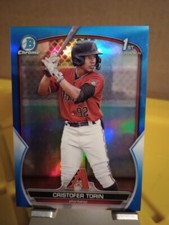 Cristofer Torin 2023 Bowman Chrome #BCP-204 Blue Refractor /150 1st Bowman RC