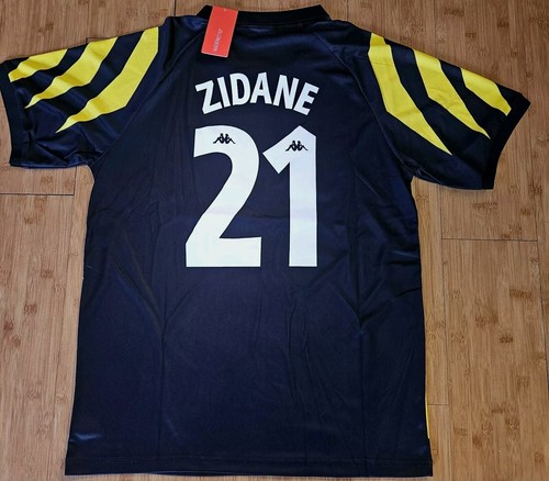 Maglia Juventus Kappa 1996 97 3° Speciale Zebra Retro Uomo Taglia ZIDANE #10 NUOVA - Foto 5 di 6