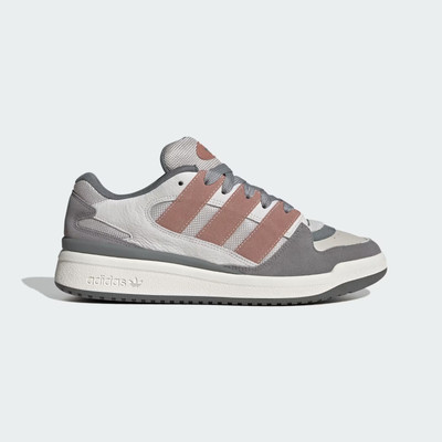 Adidas Originals Forum Puffed Schuhe in Core White/Warm Clay/Grey Three