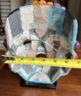 Mayan/Aztec Eagle Warrior Mask Mosaic Semiprecious Stones Abalone Shell — photo 9