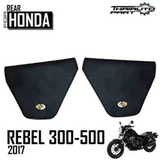 FOR FIT Honda Rebel CMX 300 500 2017-2024 Black Leather Multipurpose Bag
