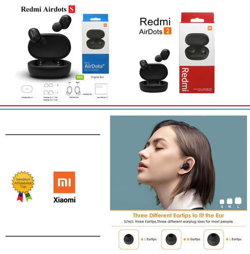 XIAOMI REDMI AIRDOTS 2 S Auricolari cuffie true Bluetooth 5.0 android  earbuds | eBay