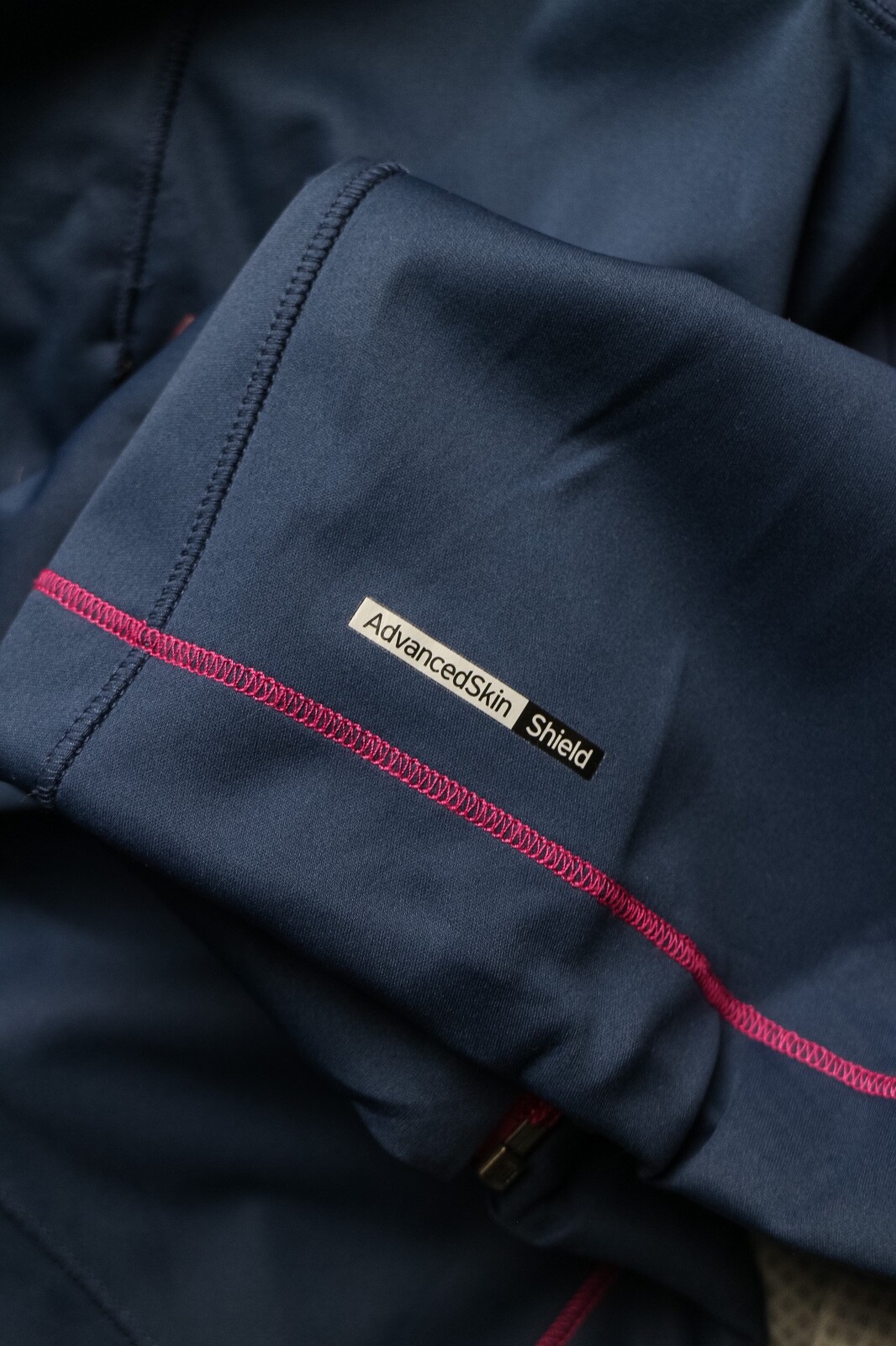 Salomon AdvancedSkin Shield Donna Track Jacket Activewear Zip Intera Blu Taglia S