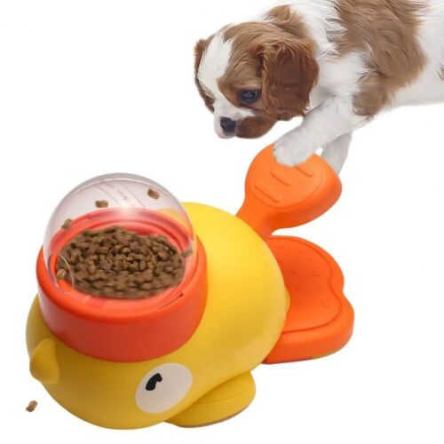 Dog Puzzle Feeder Interactive Pet Food Treat Dispenser Cartoon Duck Press Pet... - Picture 3 of 8