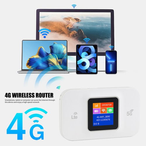 Unlocked 4G LTE LCD Portable Mobile Broadband Wireless WiFi Router MiFi Hotspot! - Picture 6 of 15