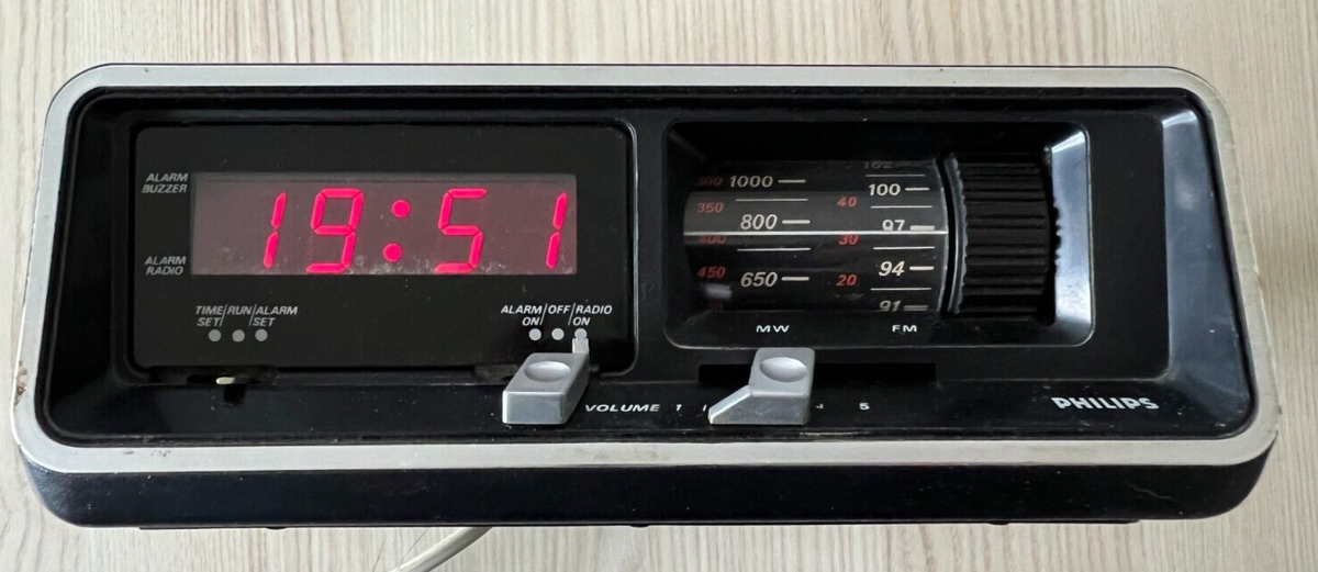 Radio-réveil Philips Gris | Leroy Merlin